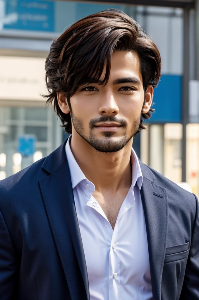 Una foto anime de hombre para foto de perfil