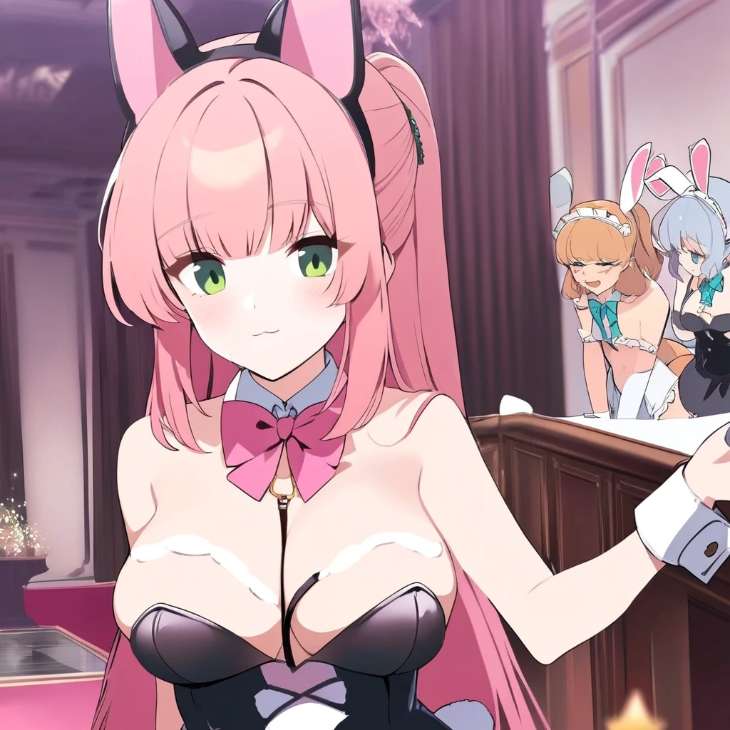 Sexy bunny cat maids