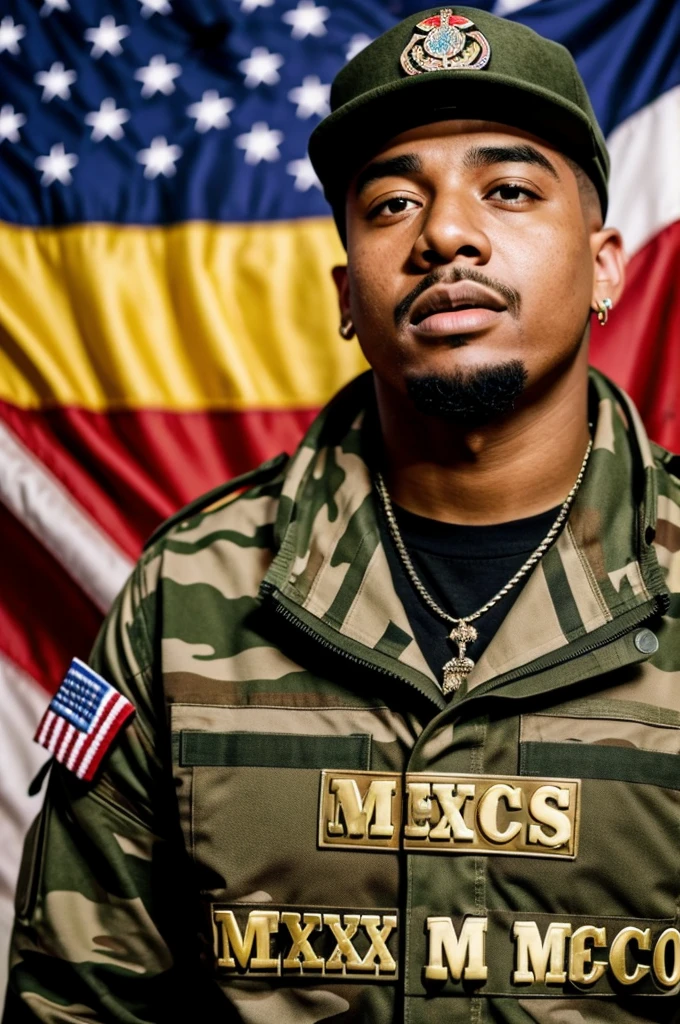 Rapper who sings to the armed forces of Mexico