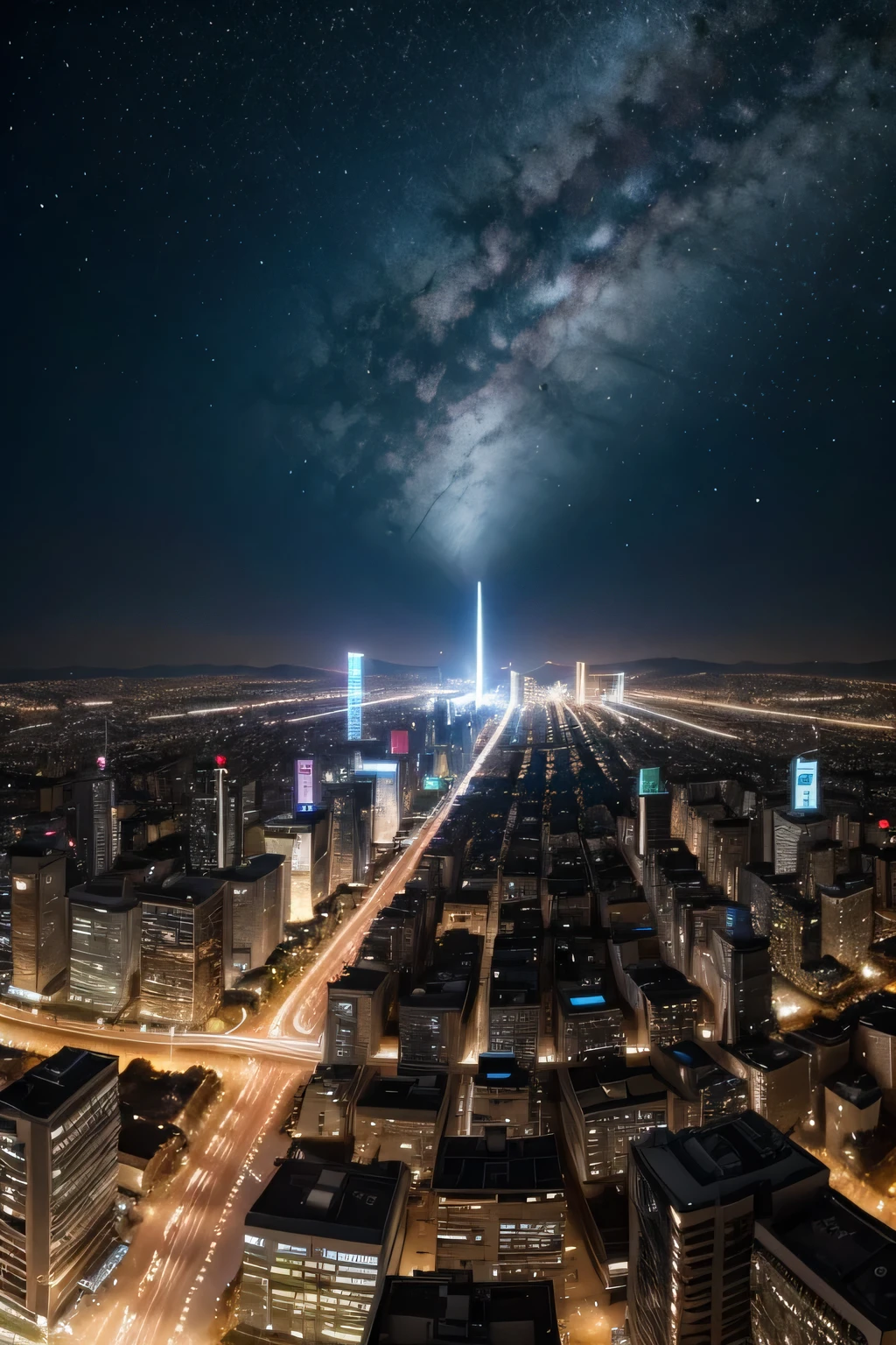 Una ciudad UTOPICA llena de luz y paz, una ciudad tecnologica y llena de armonia