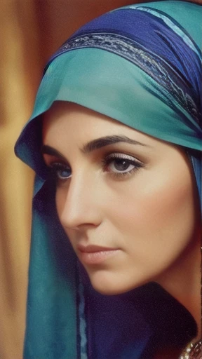  a  jew woman  focus on the face, color photo
