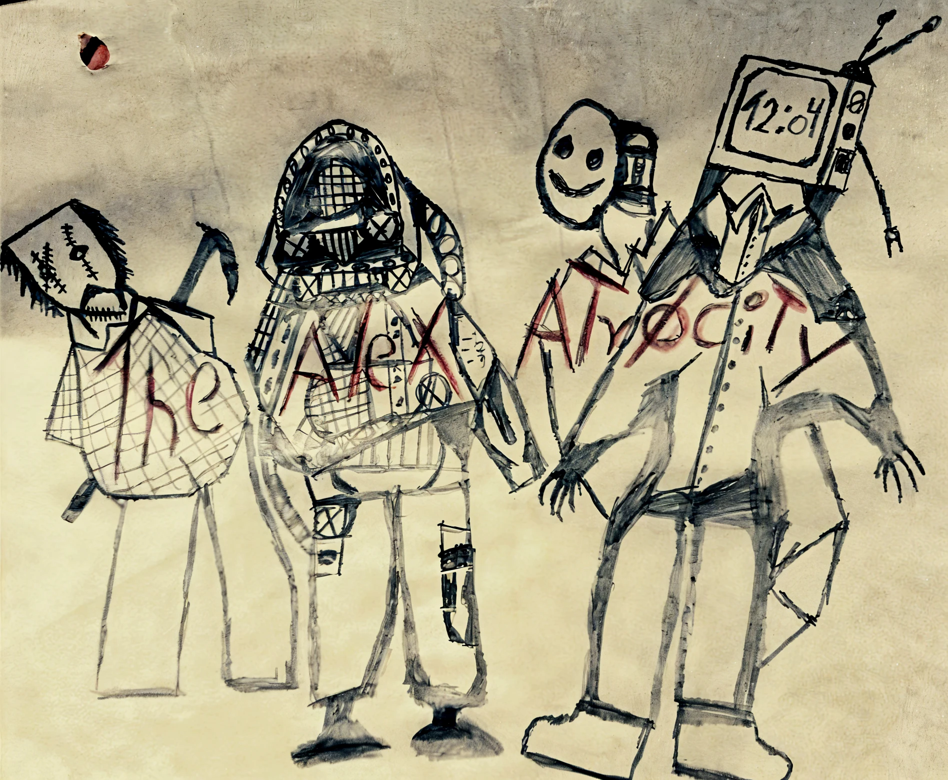 ,A 2d illustration of wooden box that can hold five masks, out of which there should be only four masks and one mask place should be empty.
