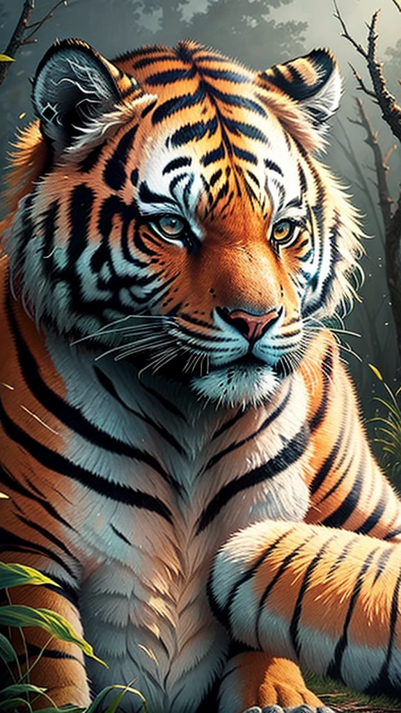 masterpiece, best quality, tiger