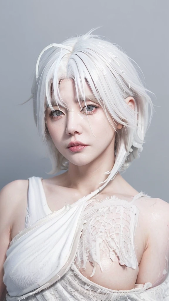 (Masterpiece:1.5)、(best quality:1.5)、(8k:1.2)、(Awesome details:1.2)、(real:1.2)、(Ultra high resolution:1.2)、(Highly detailed and real skin:1.2)、(Eyes that are very sharp and detailed.:1.2)、(she is in prison.:1.5)、(Violent sex with multiple men:1.6)、(Had violent sex with many men:1.6)、(The water of love overflows:1.4)、(When you hiccup:1.5)、resting、(20 year old woman losing weight:1.3)、(beautiful eyeliner)、(beautiful eyeshadow)、natural lip color、resting、((naked body))、resting、(Shoulder length white hair:1.8)、(Flat chest:1.8)、There wasn't even a trace of light.、(I'I抽搐:1.6)、(Blush:1.2)、(ecstasy:1.6),(last:1.2),(rude:1.2),(stupid:1.2),(steam:1.5),(Trembling:1.8),(tear:1.2),(Sloppy person:1.5),(sweat:1.4),(roll your eyes:1.6)、(Many people take turns having sex.:1.8)、(Chest compressions:1.6)、(Extensive contact with the genitals:1.8)、(Revealing pink female genitals:1.8)、(violent house:1.8)、(Many people have seen it.:1.5)、(Body fluids:1.8)、(The body is touched by many people.:1.8)、(Very small size:1.5)、(Very small size nipples:1.5)