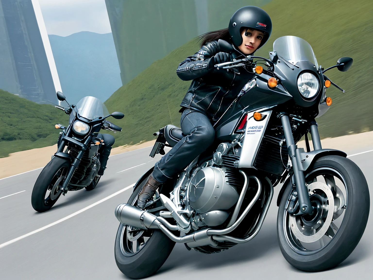imagen de una moto futurista , Honda NC750