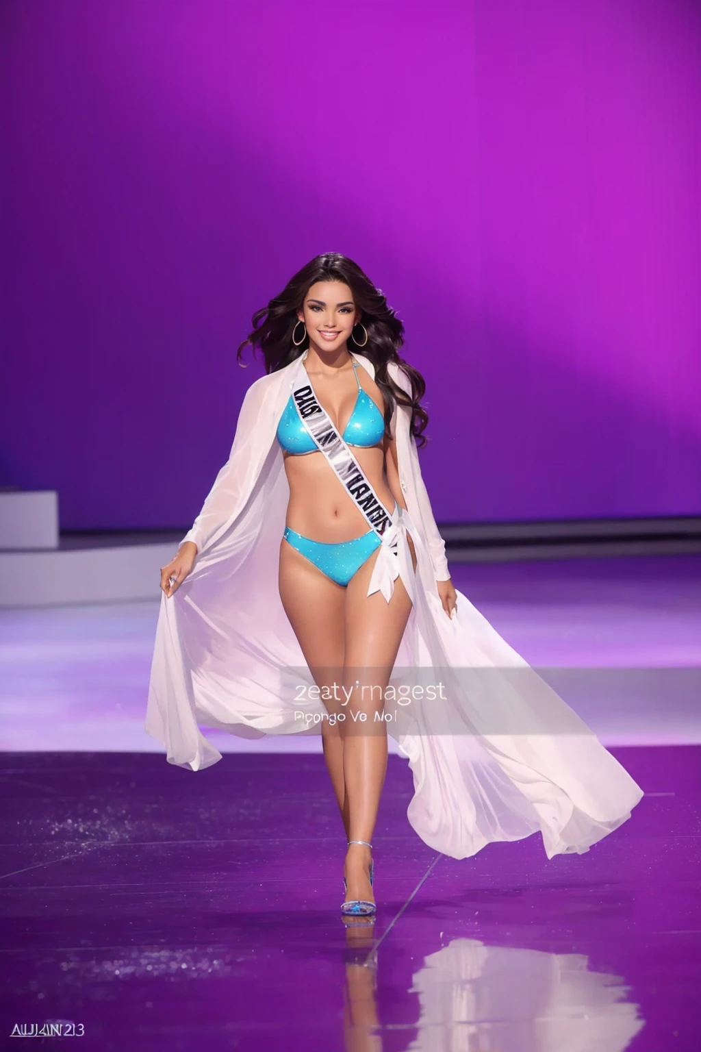 Miss Universo 2013 contestant walks the runway during the pageant at the pageant ballroom on november 22, 2013 in las, Miss Universo, bikini model, rendering of beauty pageant, swimsuit model, 2 4 year old female model, wears a bathing suit, usa-sep 20, Atuendo: bikini, blanca alvarez, vestida con bikini con cinturones