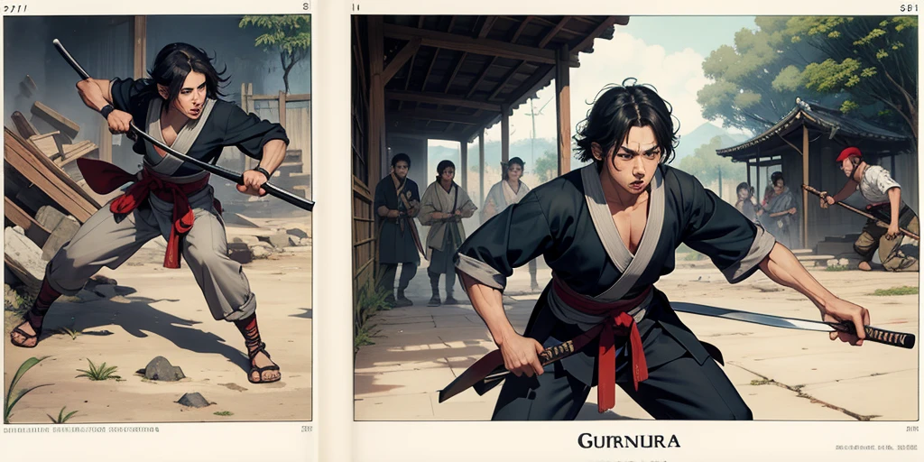 guerra samurai.