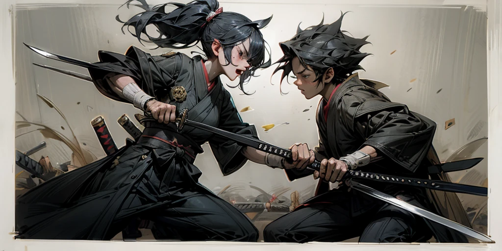 guerra samurai.