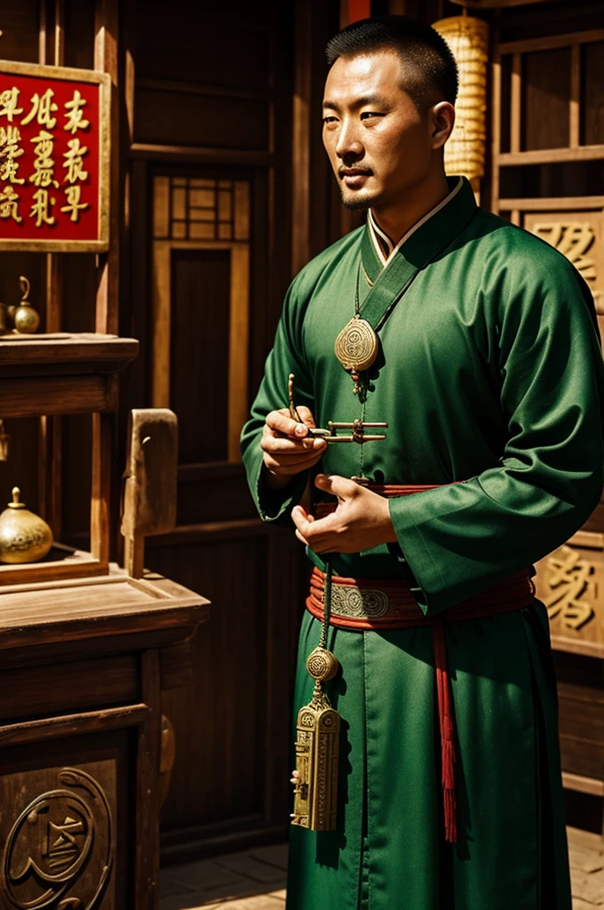 
In the heart of ancient China, during the reign of Emperor Qin Shi Huang, a tale whispered through the bustling streets of Xianyang. It was a tale of honor, betrayal, and a jade pendant that held the key to destiny.
