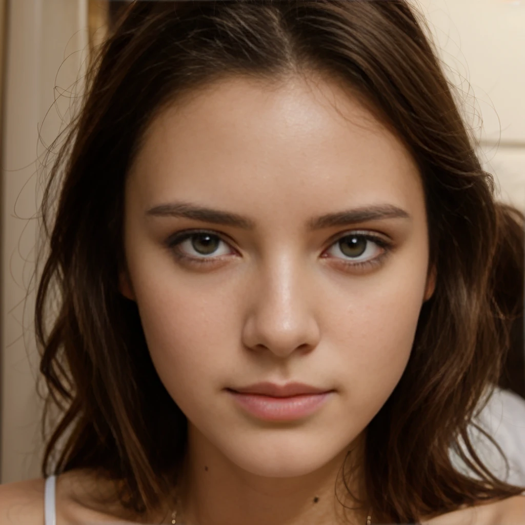 18 ans, Detailed perfect face, Le visage d'Adriana Chechik, Le corps de Beyoncé, corps voluptueux, Light smile, Profitant d'a solo dinner at your dining table with a view of the Seine, she wears a chic off-the-shoulder sweater dress and thigh-high boots, alliant confort et glamour sans effort, Format brut, iPhone