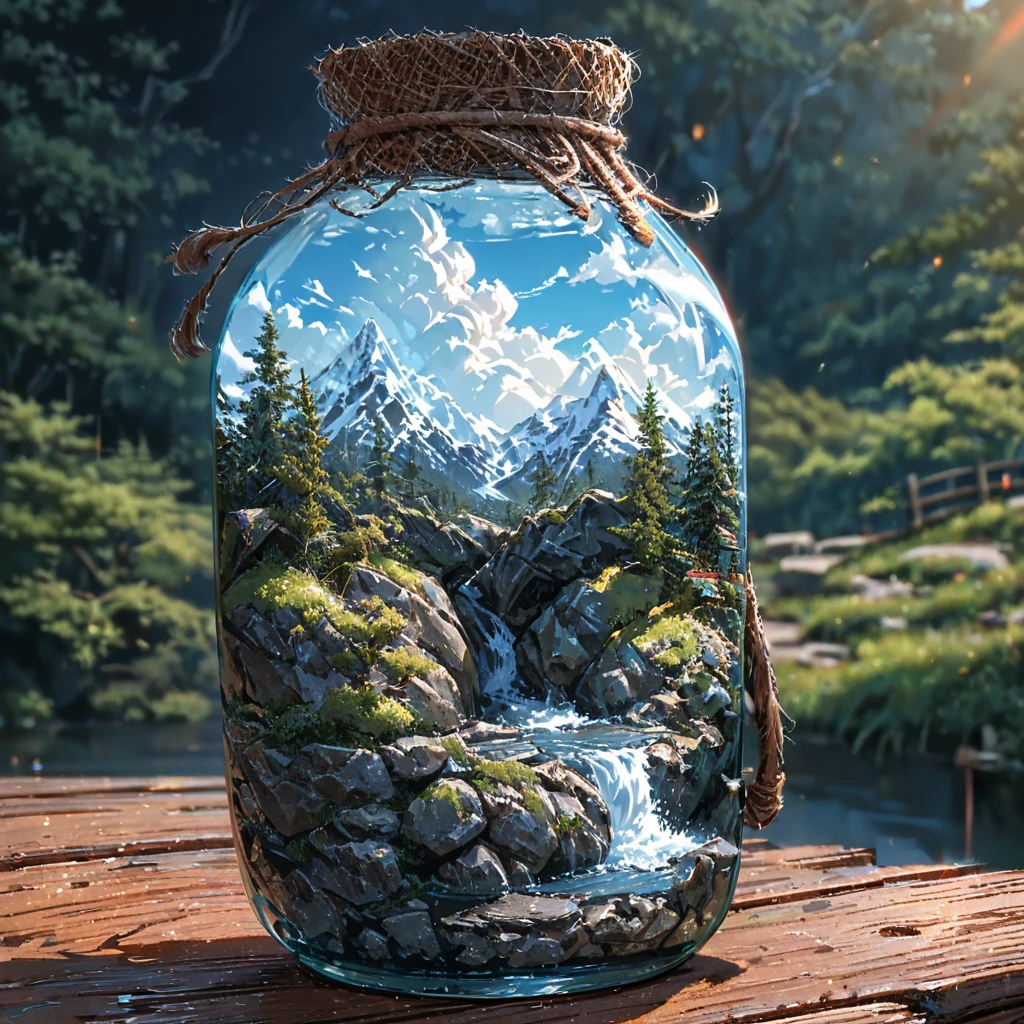 ((anime:1.4,illustration)),(masterpiece, top quality, best quality),(ultra-detailed, absolutely resolution),((16k, high res)),
BREAK {(anime movie by Studio Ghibli Style: 1.5)}

(((many bridge made by mountain, wide view, blue sky, cumulonimbus cloud)) ((cozy lofi illustration:1.4)), 

BREAK { (produces images with information than 40 million pixels with cinematic-like detailed textures shot on a Sony SLR).}

BREAK {(((cinematic look))), soothing tones, insane details, intricate details, hyperdetailed, low contrast, exposure blend, hdr, beautiful blue image, (hi contrast),Sony SLR.}
