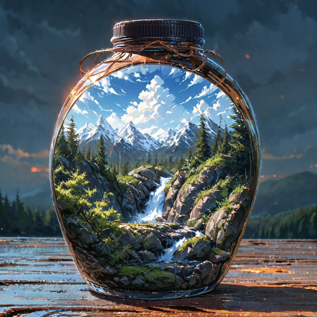 ((anime:1.4,illustration)),(masterpiece, top quality, best quality),(ultra-detailed, absolutely resolution),((16k, high res)),
BREAK {(anime movie by Studio Ghibli Style: 1.5)}
(((many bridge made by mountain, wide view, blue sky, ulonimbus cloud)) ((cozy lofi illustration:1.4)),
BREAK { (produces images with information than 40 million pixels with cinematic-like detailed textures shot on a Sony SLR).}
BREAK {(((cinematic look))), soothing tones, insane details, intricate details, hyperdetailed, low contrast, exposure blend, hdr, beautiful blue image, (hi contrast),Sony SLR.}