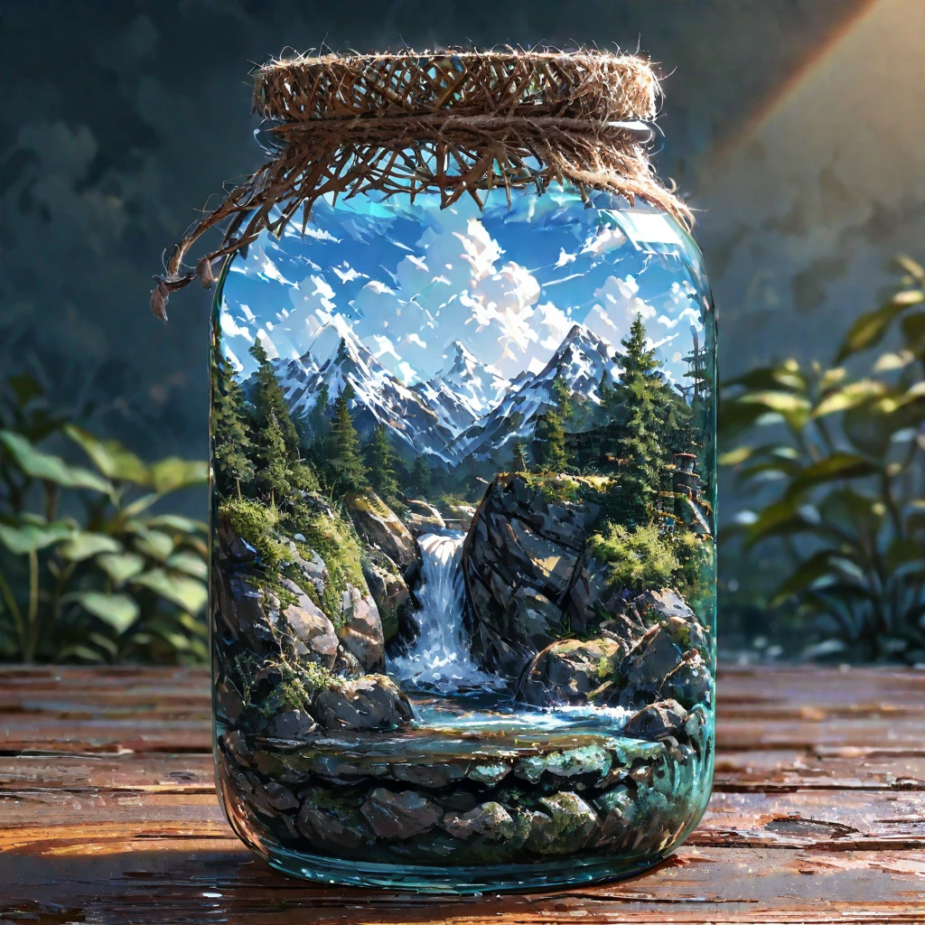 ((anime:1.4,illustration)),(masterpiece, top quality, best quality),(ultra-detailed, absolutely resolution),((16k, high res)),
BREAK {(anime movie by Studio Ghibli Style: 1.5)}
(((many bridge made by mountain, wide view, blue sky, cumulonimbus cloud)) ((cozy lofi illustration:1.4)),
BREAK { (produces images with information than 40 million pixels with cinematic-like detailed textures shot on a Sony SLR).}
BREAK {(((cinematic look))), soothing tones, insane details, intricate details, hyperdetailed, low contrast, exposure blend, hdr, beautiful blue image, (hi contrast),Sony SLR.}