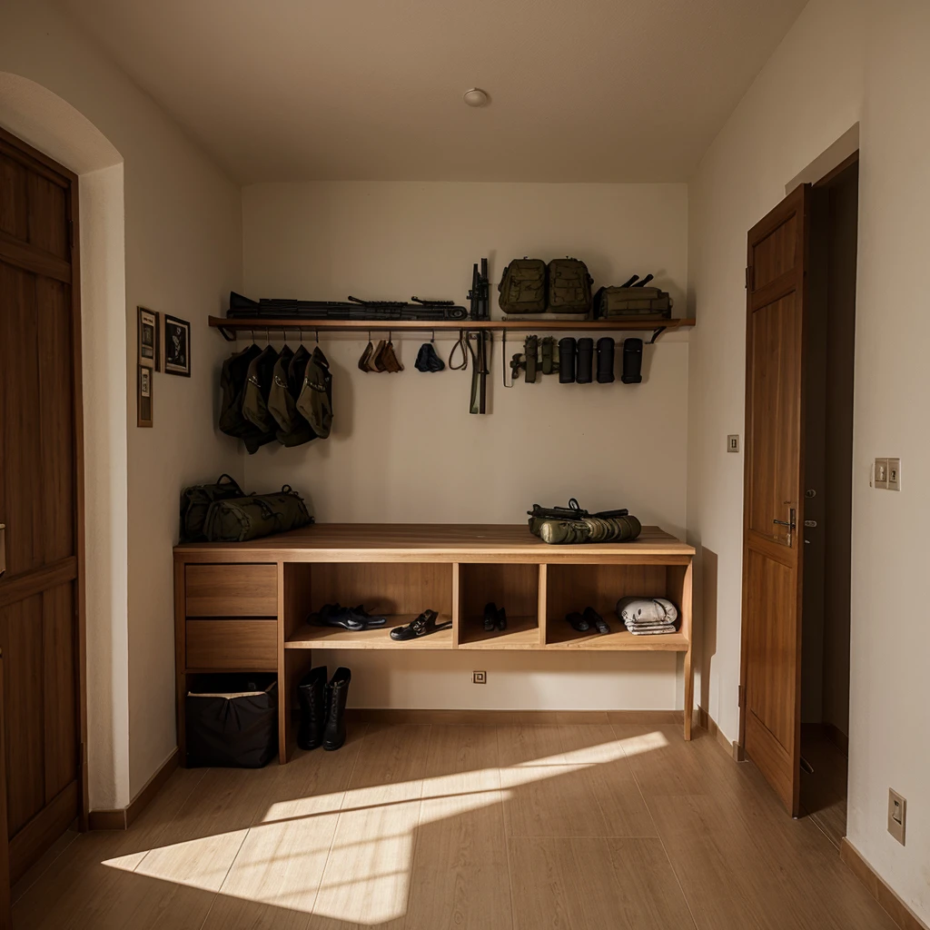 Cuarto con armamento militar