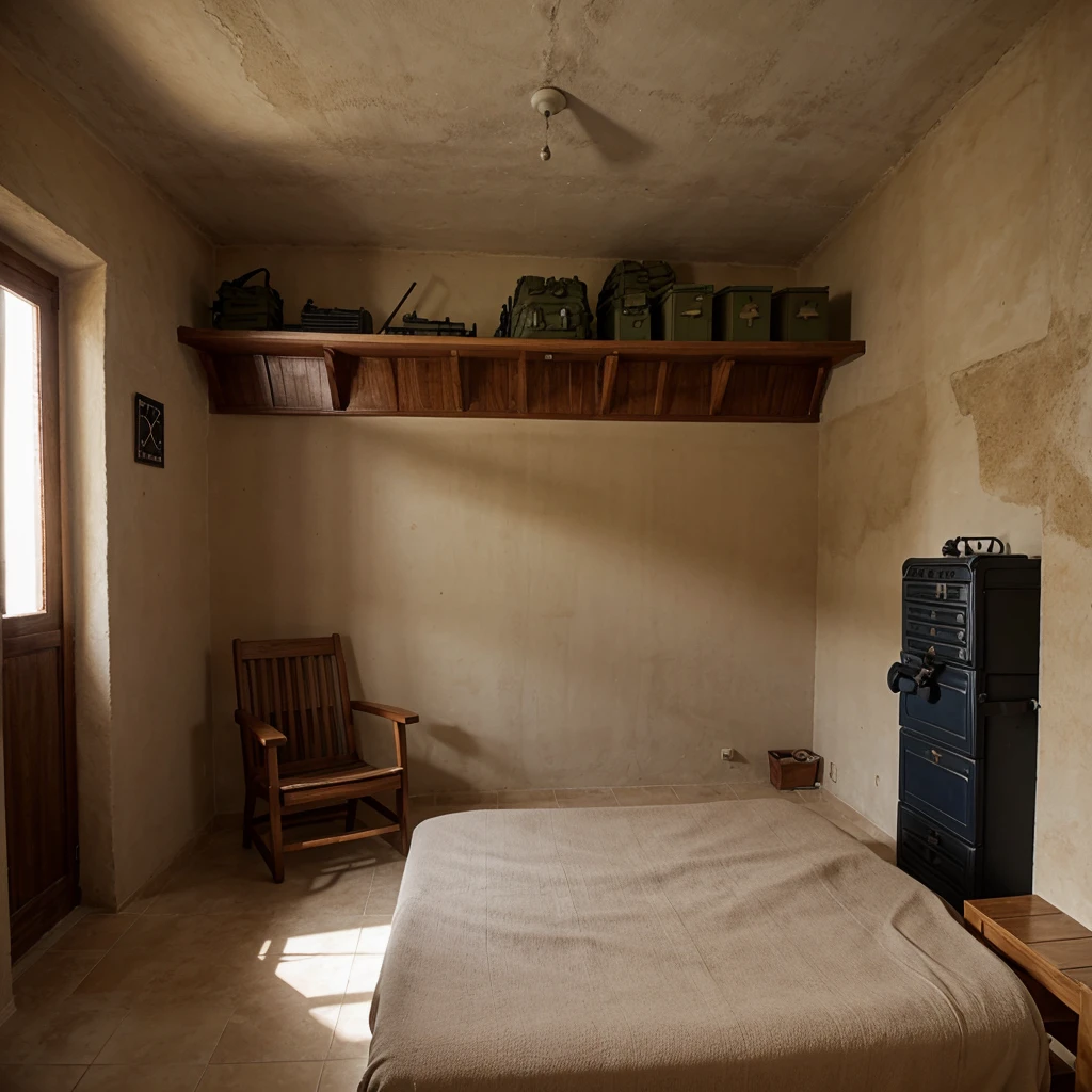 Cuarto con armamento militar