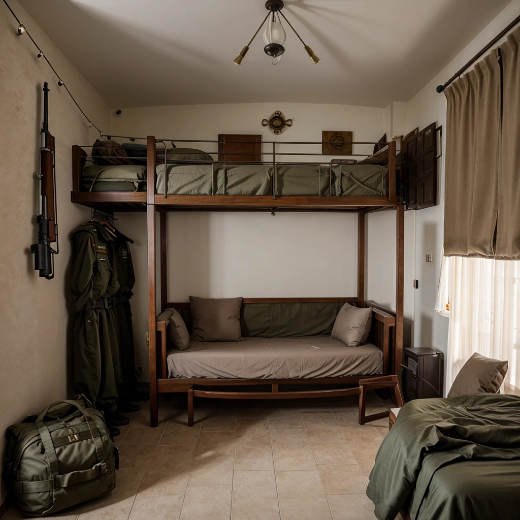 Cuarto con armamento militar