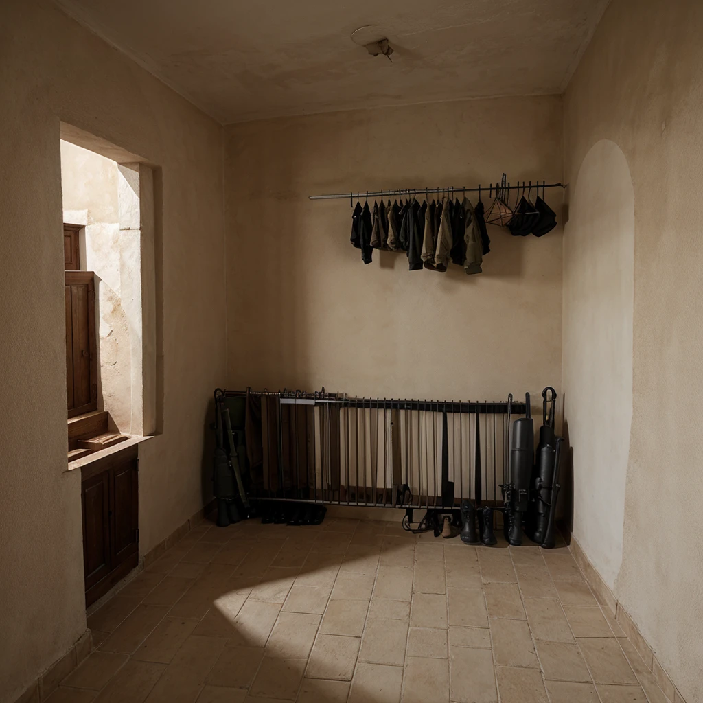 Cuarto con armamento militar