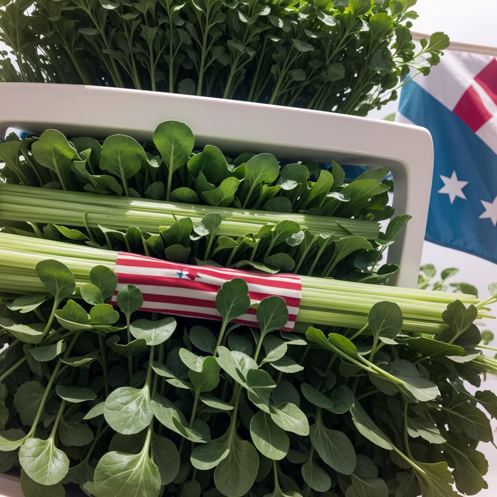 Create the Flag of the Federative Republic of Watercress