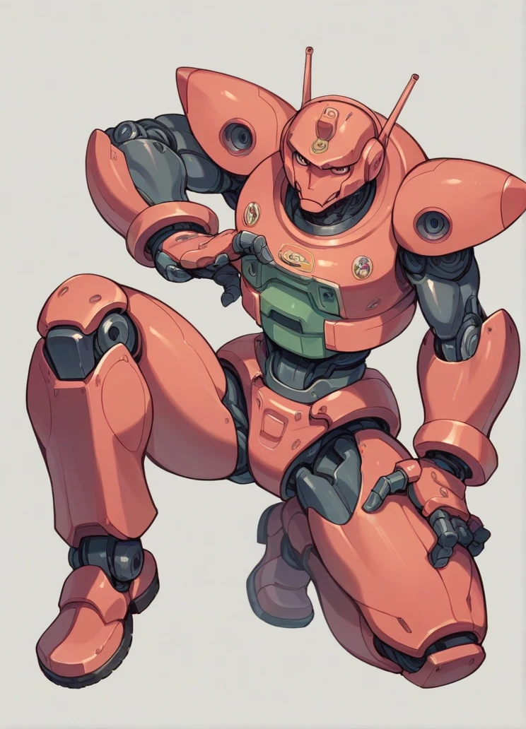 Studio Ghibli Mecha samurai in battle position