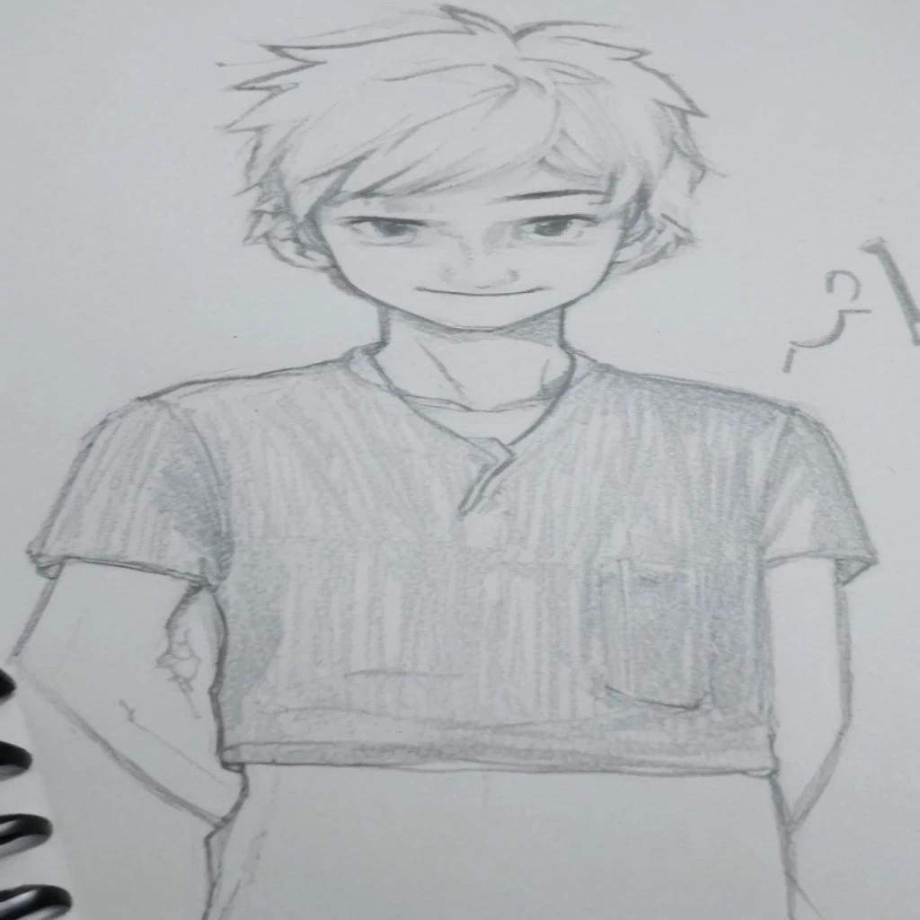 A 15 year old boy who looks cool and cute