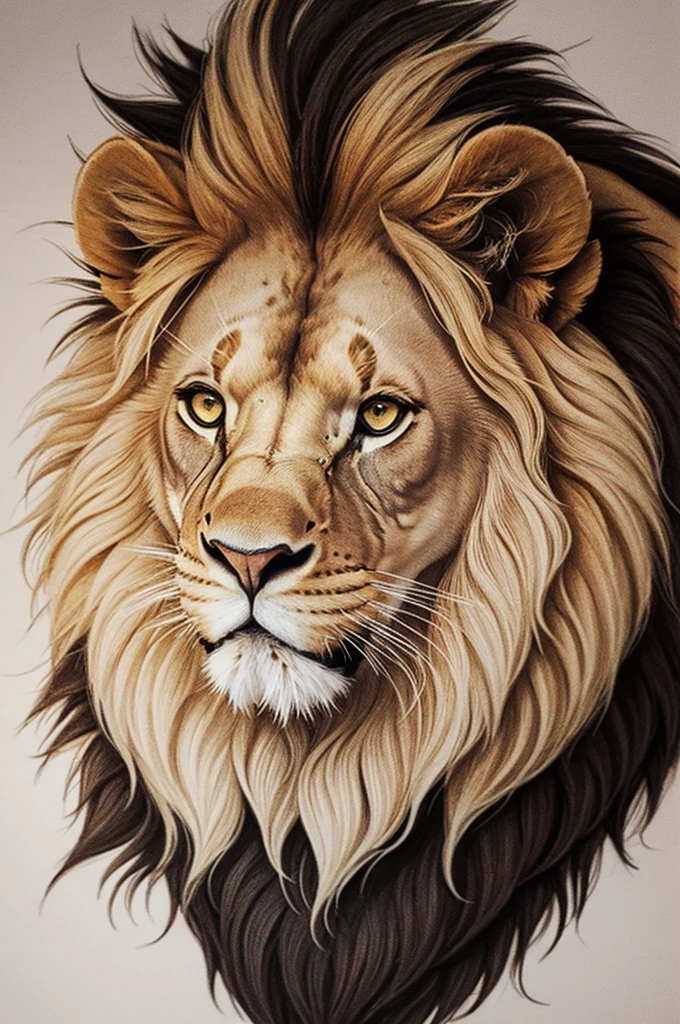 lion drawing