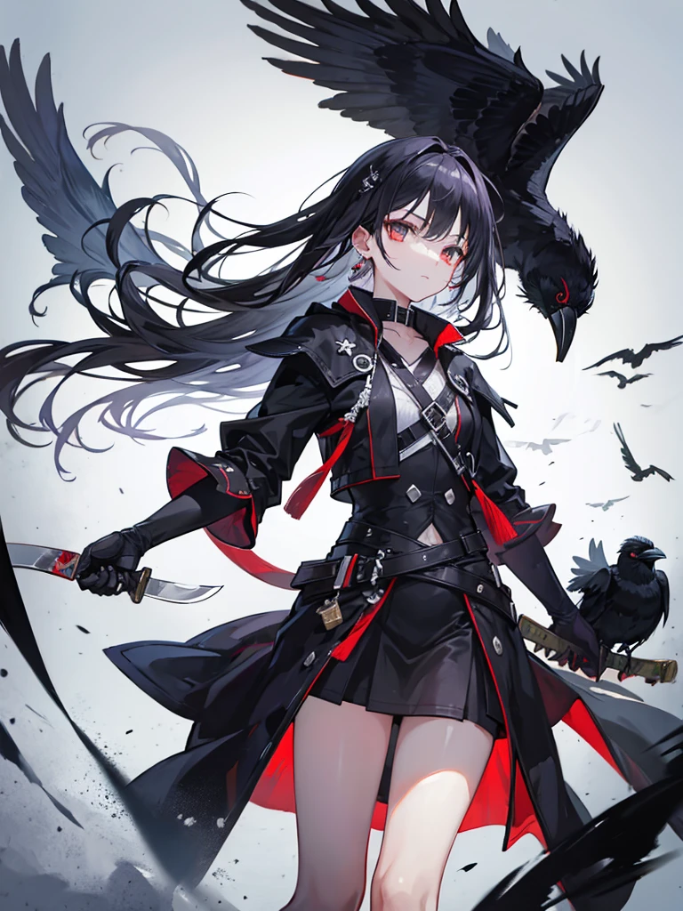 crow,Apparition,Long knife