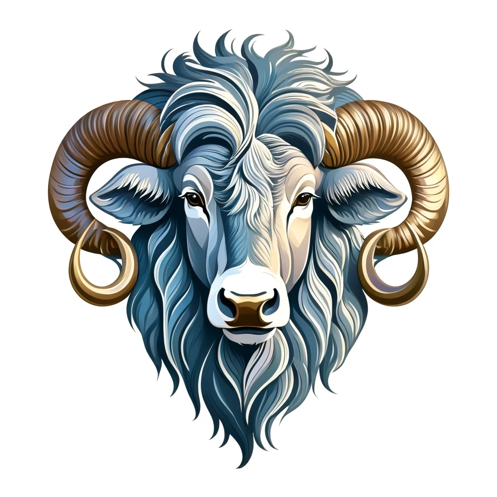 bison emblem, majestic and graceful, rich composition, pastel colors, no background, top quality image.