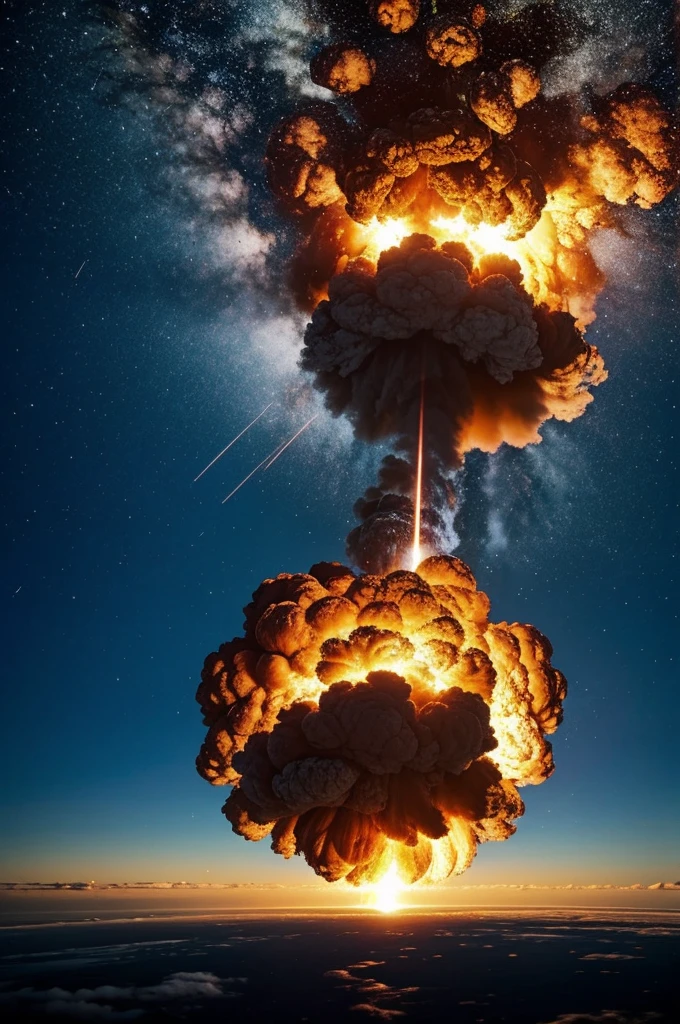 A giant explosion