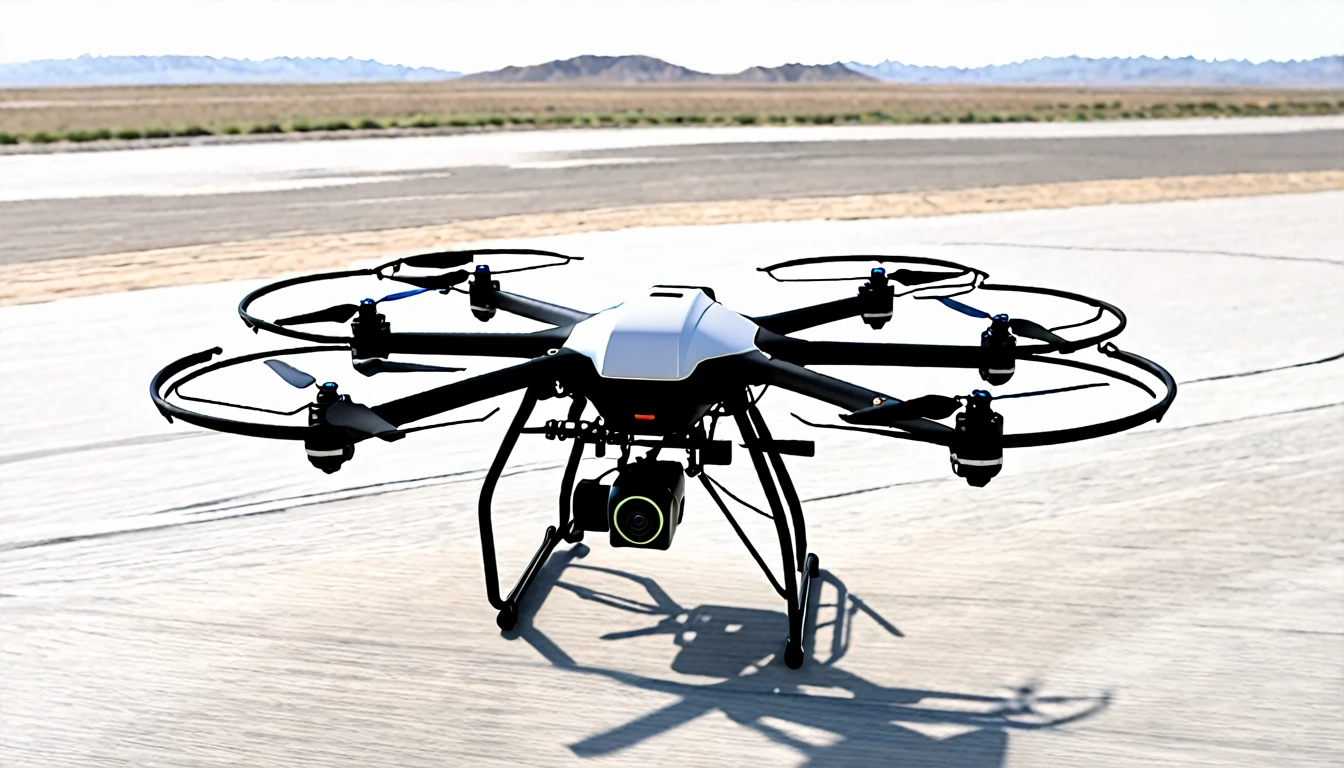 A motorcicle drone 