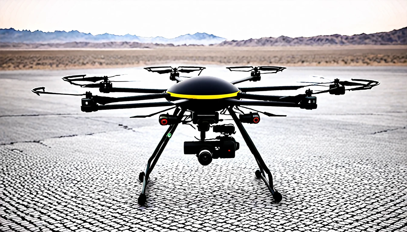 A motorcicle drone 