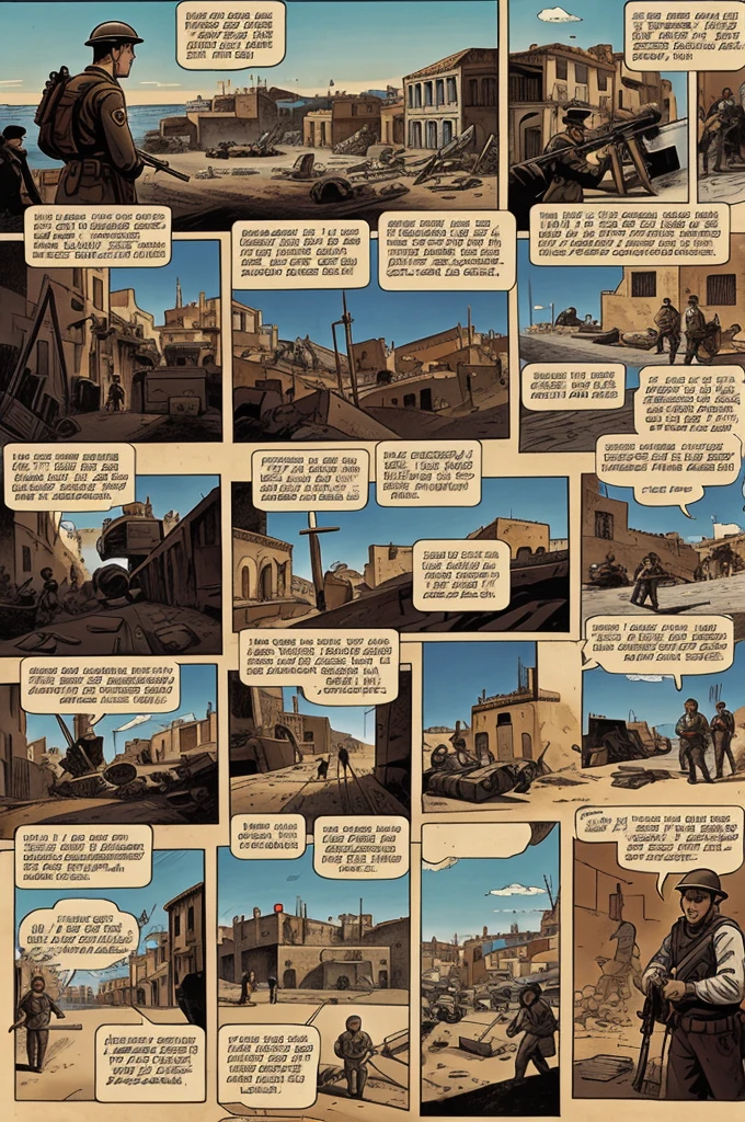 A comic about the Spanish civil war
