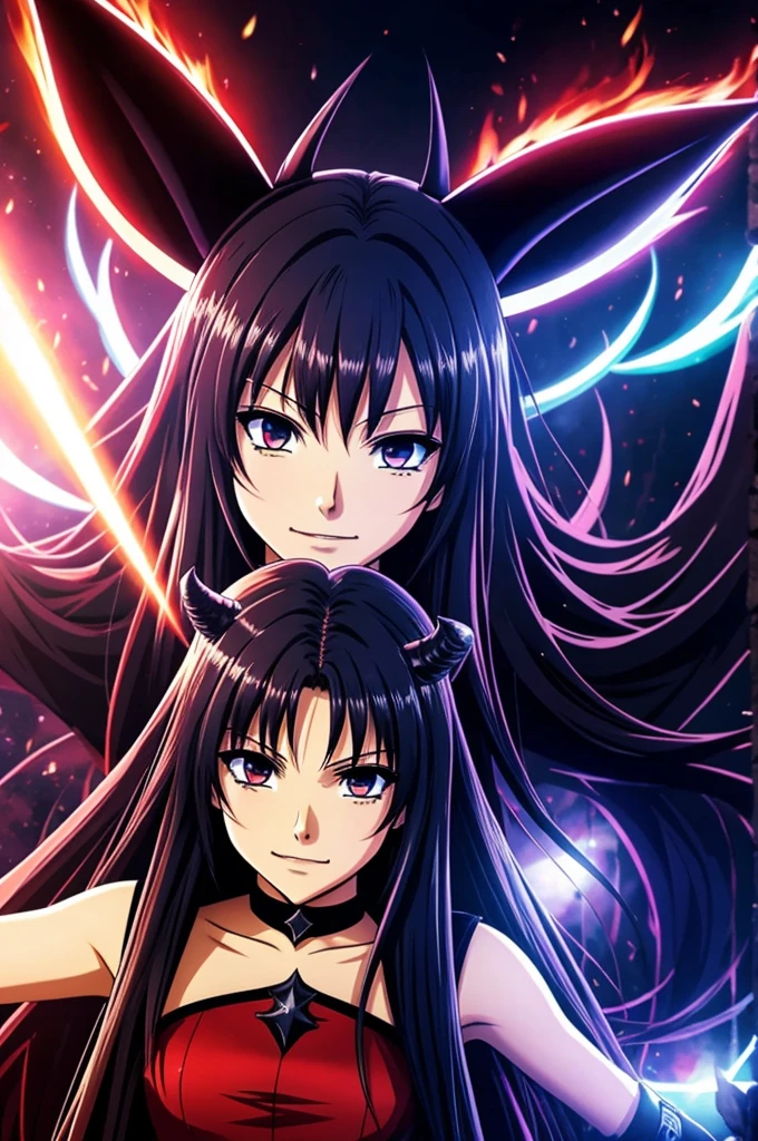 Una foto con demoniosde anime