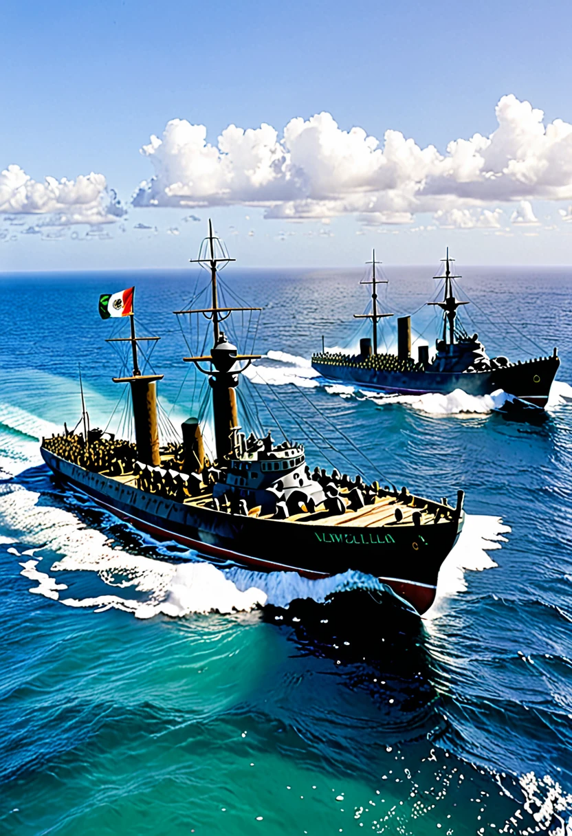 Flota de buques de guerra mexicanos de la 2ww
