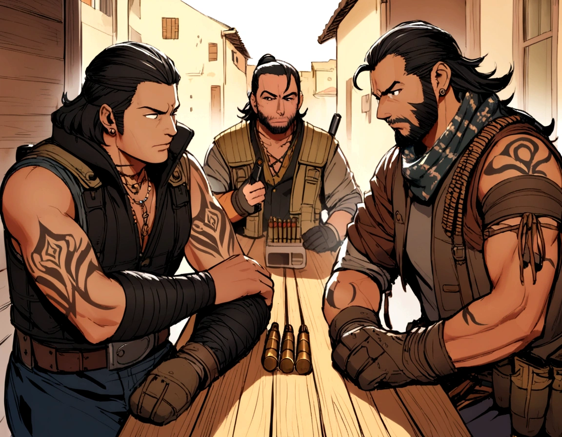 armas, munitions, shooting exchange, bandidos