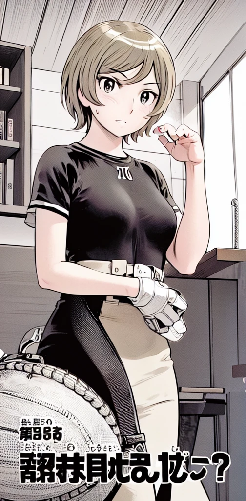 、(masterpiece、Highest quality)、Highest quality, Ultra-high resolution, (((masterpiece))), alone, Sweat、Big eyes,Show Viewer,
blonde,(short hair:1.2),
(Baseball uniforms:1.2), (Highest quality:1.3),One Girl,