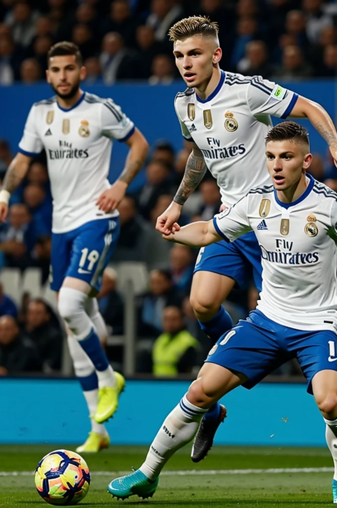 mesi jugando en el real madrid