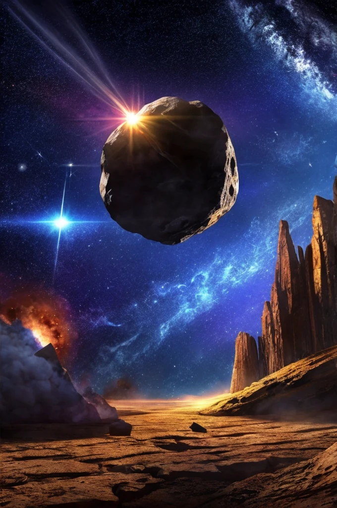asteroid falling
