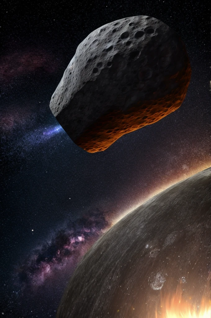 asteroid falling