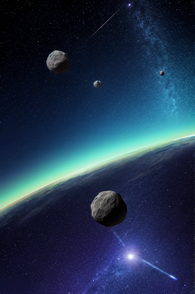 asteroid falling