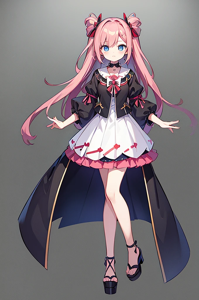 True Face、Full-body portrait、Are standing、Judgment Magical Girl