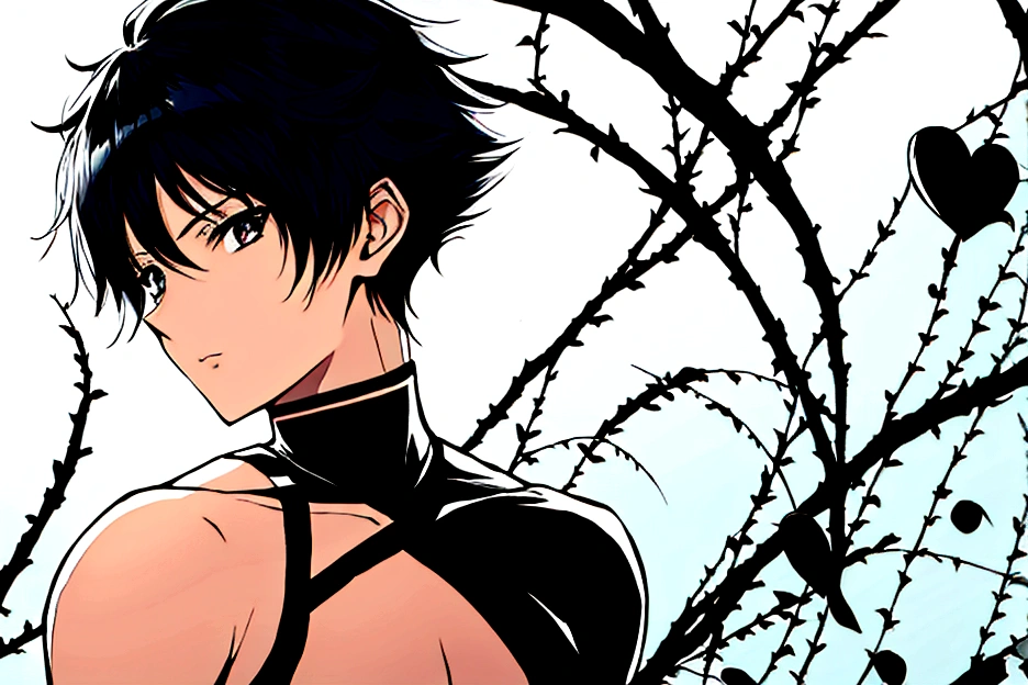 boy Short Hair Black Hair anime Adventurer