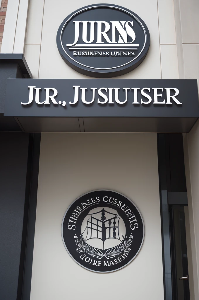 Logo based on the business model and name JurisCenter.