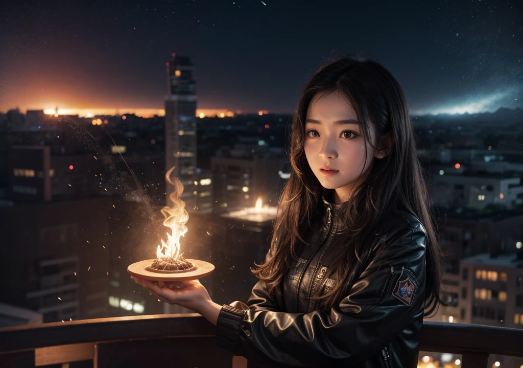 CD cover with title "Star and fire" and music style "Dubstep"