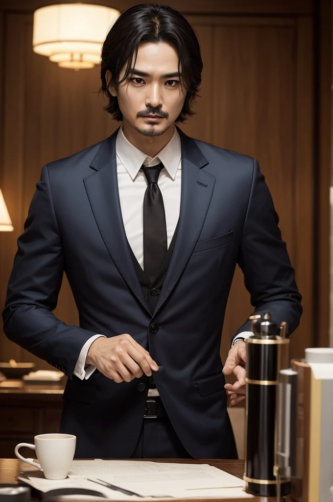 ATOR LEE JIN-WOOK COMO CHEFE DA MAFIA