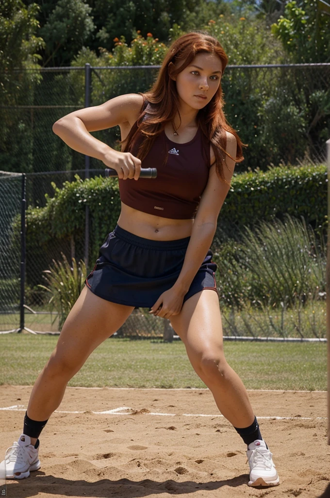 a young woman in spider woman lingerie (breast vagina and ass overexposed, baseball cap), in a baseball dugout, having sex with baseball players, anal sex, oral sex, cum all over her, huge crowd in stands, high quality, 8k, photorealistic, dramatic lighting, detailed facial features, beautiful blue eyes, detailed skin, sensual expression, dynamic poses, realistic textures, vivid colors
