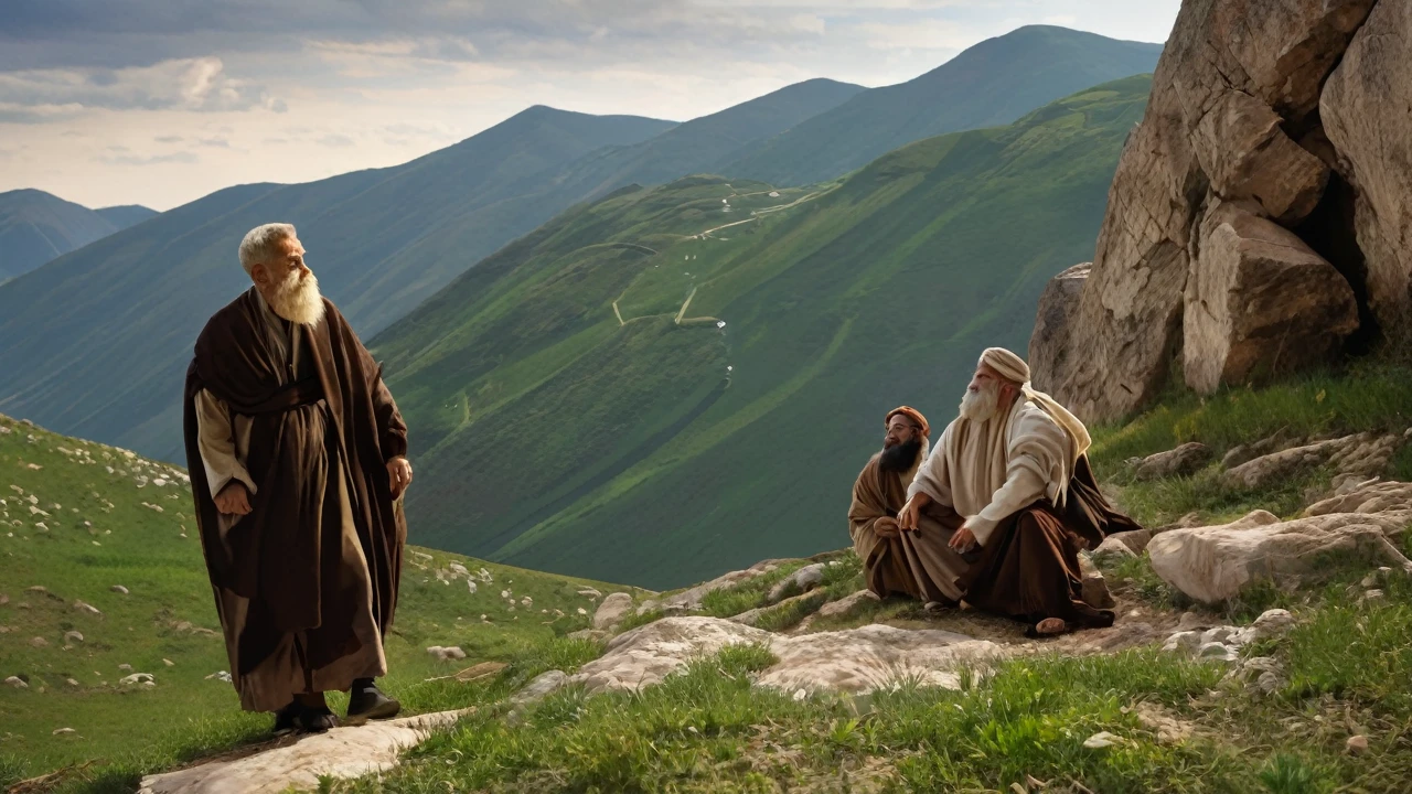 Abraham, jacob, isaac in the mountain