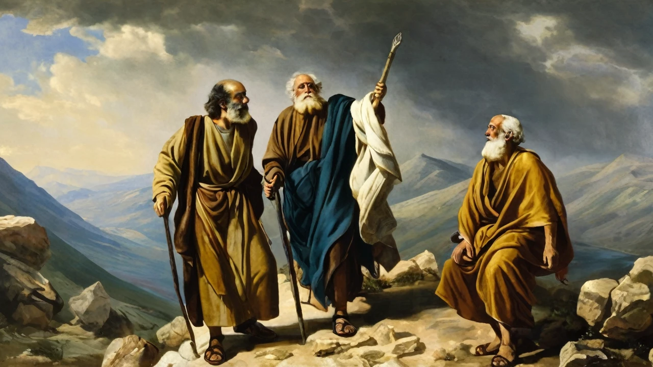 Abraham, jacob, isaac in the mountain