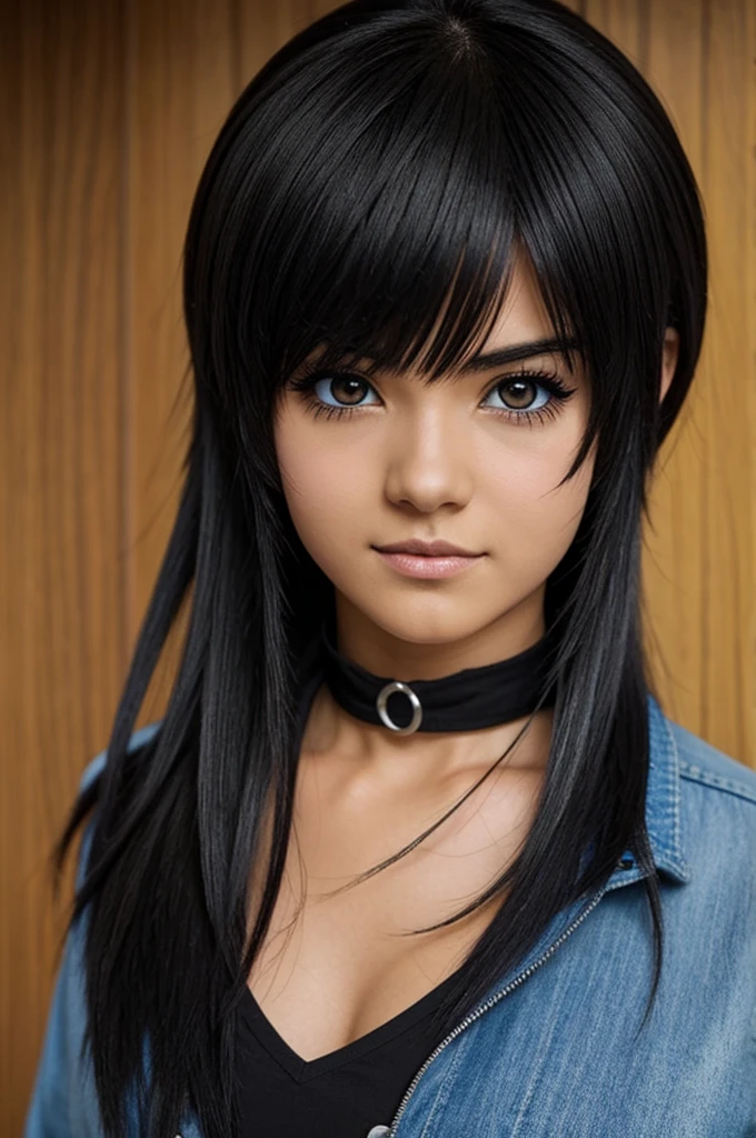 Chico con mascara de vanir de konosuba y
con cabello negro anime