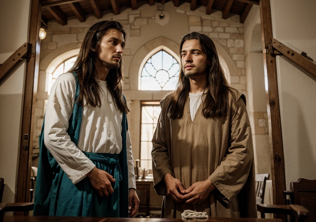 Prophet Daniel, Isaiah in a house