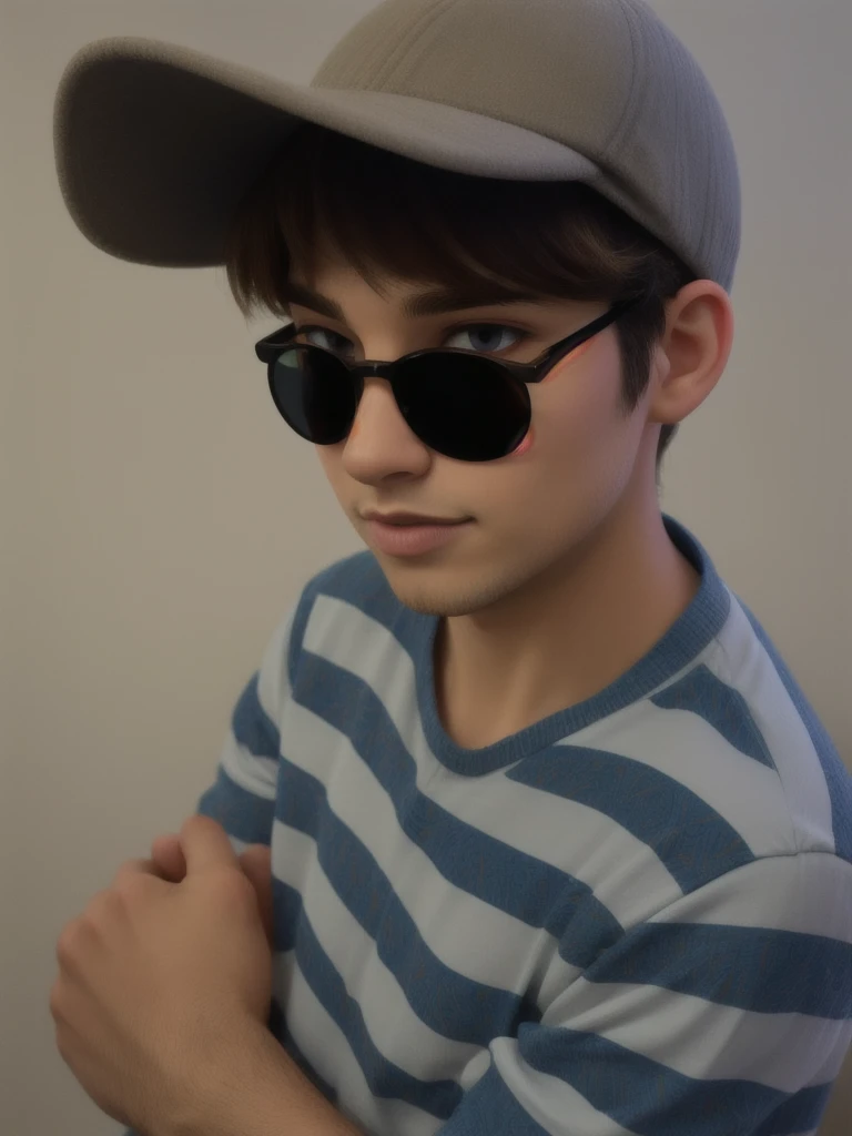 face with glasses